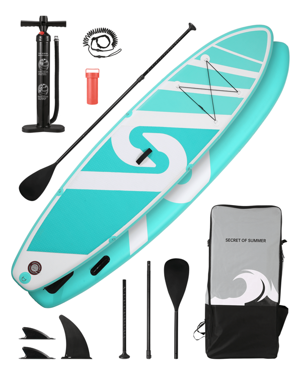 Stand Up Paddling Board Inflatable Stand-Up Paddle Board with complete premium accessories 305x76x15cm for teenagers & adults Have fun in oceans, lakes and rivers