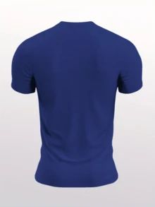 Bass Instrument T-Shirt Shirt Blouse Unisex Male Female 100% Cotton Top Premium Street Wear New Release Immediate Shipping Various Colors!! Plus Size - 藏蓝色 - 查看 2