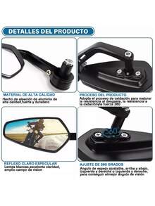 HALMAN Motorcycle Accessories - Black - View 9