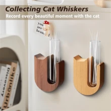 Cat Whisker Vase Fridge Magnet, Cat Whisker Mini Vases, Tiny Vase For Cat Whisker, Cat Whisker Collector Cat Whisker Holder For Cat Lovers, Cat Whisker Jar Home Office Farmhouse Decor - Multicolor - View 5