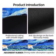 1pc Cute Cats Kitchen Sink Faucet Mat, Quick Drying Splash Guard,Absorbent Rubber,Durable Protector For Kitchen And Bathroom, Fits Faucets With Diameters Under 6cm, 14.96*5.5in,Aesthetics Design