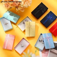 6/12/24Pcs Butterfly-Themed Jewelry Gift Boxes In Black & Red With Lids & Bows For Weddings, Birthdays, Anniversaries,Party Gift Boxes, Jewelry Packaging Boxes For Women Storage Organizer Travel Essentials Back To School Dormitory Storage
