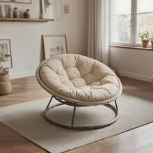 1 Stück bequemes Sitzkissen | Hängemattenkissen, Bürostuhlauflage, langsame Rückstellkraft, rutschfestes Design, atmungsaktiv und wärmeableitend, ideal für Bürostühle, geruchlos ganzjährig, runde Form, vielseitig einsetzbar für verschiedene Szenarien, Esszimmerstühle, Langzeit-Büronutzung, Tatami-Matten, dickes Polster für den Po