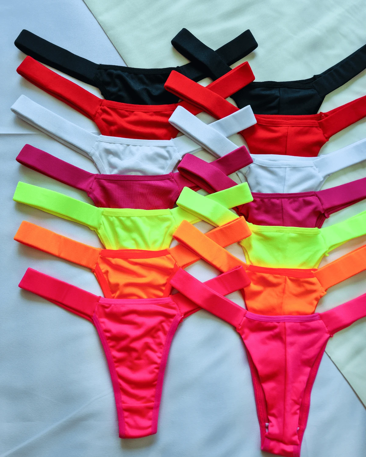 Kit 5 Double String Thongs Butt Lifter Panties Delta Wing Bikini Style ...
