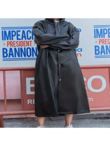 1pc Thickened Outdoor Sports Full Body Waterproof Raincoat, Long Sleeve Rain Jacket For Adults Cycling Hiking Fashion Poncho,Spring Summer Picks,Brides Maid Gifts,Room,Bedroom Decor,Beach,Travel,For Men,For Women,Vacation,Cute Stuff - Multicolor - View 12