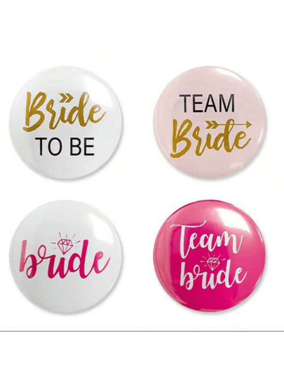 2 piezas de broche nupcial/dama de honor rojo, decoración de fiesta con cristal rojo y blanco