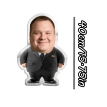 个性化面部照片枕头，适合专业，适合父亲节、母亲节、万圣节、圣诞节、平安夜、情人节、生日、个性化周年纪念日、感恩节 - 彩色 - 查看 13