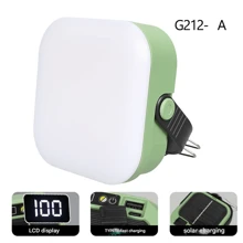 1pc Outdoor Multifunctional Solar Power Bank With Multi-Light Adjustments, Type-C Charging, Mini Waterproof Camping Light