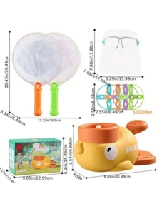 Outdoor Toys, Yellow Duck Launcher, Chasing Game, Garden Activities, Birthday Gifts For Men And Women, Holiday Gifts
