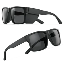 Anti-Fog Protective Goggles, Cleaning Scratch-Resistant UV400 Protective Goggles, Impact-Resistant Safety Glasses, High-Definition Anti-Fog Protective Goggles, Eye Protection For Men And Women, Can Be Used As Sunglasses - Black - View 3