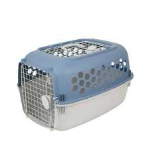 Multicolored 24 In Plastic Double Door Dog And Cat Kennel With Top Opening - 藍色 - 查看 1
