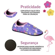 Sapatilha Meninas Infantil Estampada Antiderrapante Duck Way