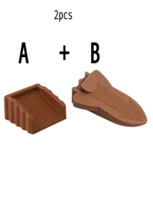 4个创意防风门挡，塑料磨砂门楔，门挡，防风门挡，防夹防撞门挡，适用于所有家庭，完美的乔迁礼物，保障家人安全，适用于家庭和办公室使用