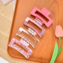 4 قطع مشابك شعر على شكل قلب وخطاف، مشابك شعر وردية معدنية لامعة، مشابك شعر براقة، اكسسوارات شعر بطباعة قلب Y2K، مناسبة للفتيات والنساء، ضرورية للربيع/الصيف، رائعة لعيد الميلاد، الزفاف، الشاطئ، عيد الأم، الحفلات، عيد الحب، العودة للمدرسة، أغراض المدرسة، إكسسوارات الخريف للكلية