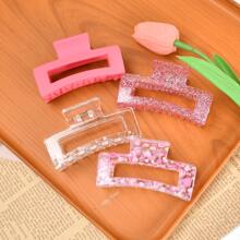 4 قطع مشابك شعر على شكل قلب وخطاف، مشابك شعر وردية معدنية لامعة، مشابك شعر براقة، اكسسوارات شعر بطباعة قلب Y2K، مناسبة للفتيات والنساء، ضرورية للربيع/الصيف، رائعة لعيد الميلاد، الزفاف، الشاطئ، عيد الأم، الحفلات، عيد الحب، العودة للمدرسة، أغراض المدرسة، إكسسوارات الخريف للكلية