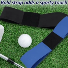 Golf Swing Trainer Arm Band, Elastic Swing Trainer For Beginner Golfers To Practice Proper Swing Alignment - Multicolor - View 6