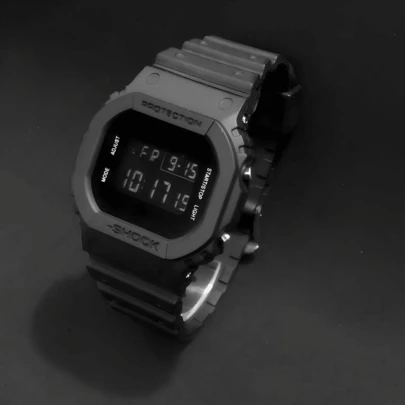 Relógio Masculino Digital Menor Preto Caixa Pequena Pulseira Silicone Multifuncional Esportivo