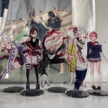 1pc Anime Dandadan 15cm Momo Ayase Ken Takakura Aira Shiratori Halloween Decor Acrylic Stand Model Plate Desk Decoration Friends Figure Fashion Ornaments New Year Gift - Multicolor - View 2