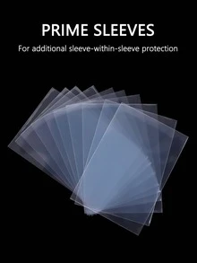 100 يناسب تماما - أكمام ذات رقبة قياسية - ل- ، Yu-Gi-Oh!. أكمام داخلية 60.5 مم 88 مم ، فائقة الوضوح & lt؛ توفير الحماية المهنية لما يصل إلى 100 بطاقة وبطاقات ألعاب