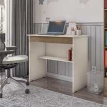 Multipurpose Desk Dressing Table With Drawer - Ideal For Computer, Home Office And Dressing Table - 香檳色 - 查看 2