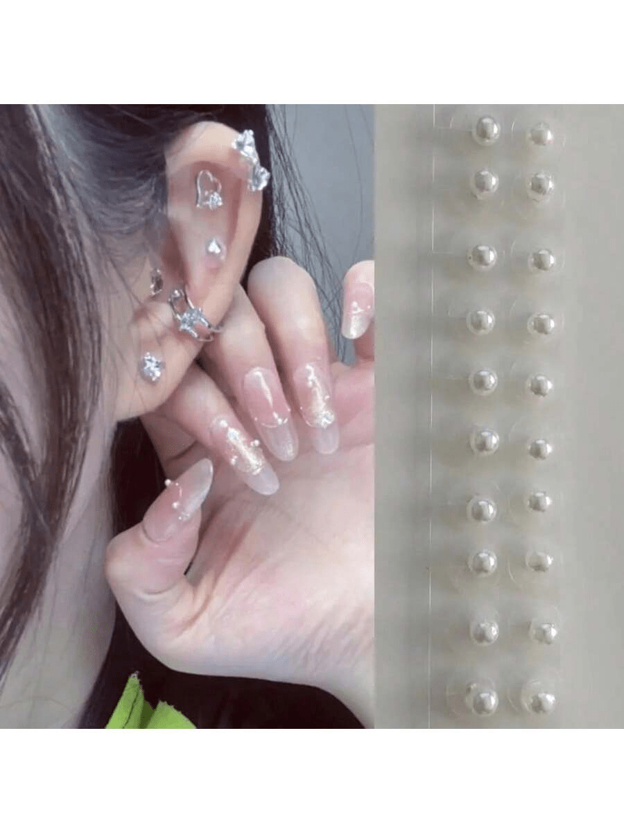 Ear Acupuncture Jewelry Beads Type 20 Beads Stainless Steel Ear Acupuncture Stickers Home