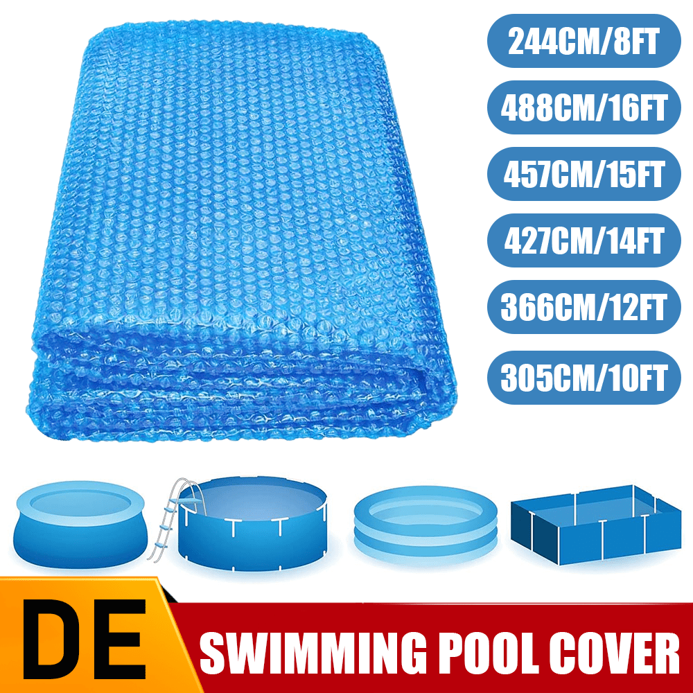 6 Größen verfügbar, Poolabdeckung, Pool-Isolierplane, Pool-Solarheizungsfolie