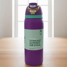 0-Walla  32oz/945ml Stainless Steel Insulated Travel Cup Double Drinking Ports Prevent Leakage, Keep Warm Or Cool, Multiple Colors Available, Energetic Hydration Without Burden, Suitable For Sports/Commuting/Daily Use - 紫色 - 查看 2