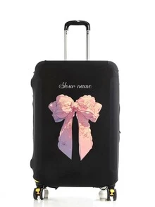 1 Piece, 定制拉杆箱套, 独特, 轻便, 旅行, 行李箱防尘, 弹力, 印花, 图片, 加厚, 一件定制, 大容量, 轻便, 可爱, 时尚, 个性化, 旅行, 旅行必需品, 旅行必需品, 纯色, 大, 中, 小, 商务旅行