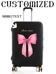 1 Piece, 定制拉杆箱套, 独特, 轻便, 旅行, 行李箱防尘, 弹力, 印花, 图片, 加厚, 一件定制, 大容量, 轻便, 可爱, 时尚, 个性化, 旅行, 旅行必需品, 旅行必需品, 纯色, 大, 中, 小, 商务旅行