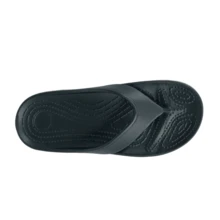Sandalias Chanclas tipo Pata de Gallo Dama Mujer Con Plataforma Brillos Cómodas Suaves Moda para Baño y Playa - Negro - Ver 5
