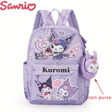 Sanrio 1个卡通包 新款三丽鸥包 超轻精致 Hollekt，酷洛米背包，返校季，抽绳包，书包，大学包，返校季 - 彩色 - 查看 17