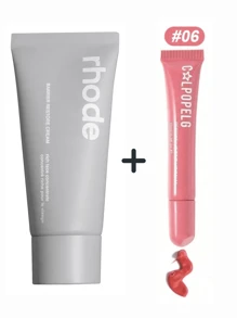 PAORPEVM 1/2PCS 10/50ml Moisturizing Face Cream Lipstick Set, 2PCS Facial Mask Moisturizing Cream Set,Easily Absorbed Cream Texture, Moisturizing, Suitable For All Skin Types, Mild And Non-Irritating, Fresh Fragrance, Glossy And Nourishing,Two Models Are Shipped Randomly And Have The Same Effect