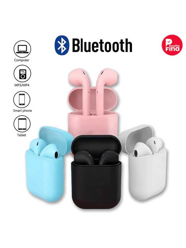 Fone Intra-Auricular Sem Fio Bluetooth i12 Tws Inpods  5.0 SU