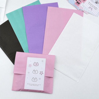 50个3.9x6.7英寸礼品包装袋，派对牛皮纸包装袋，厚纸袋，适用于婚礼、生日、派对礼品袋、游轮、交通运输、工艺礼品包装袋