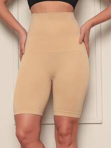 Bermuda Shorts Shaping Belt Hides Belly Plus Size G To GG 3XL - Fits From 44 To 52 - Màu be - Xem 5
