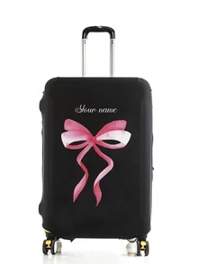 1 Piece, 定制拉杆箱套, 独特, 轻便, 旅行, 行李箱防尘, 弹力, 印花, 图片, 加厚, 一件定制, 大容量, 轻便, 可爱, 时尚, 个性化, 旅行, 旅行必需品, 旅行必需品, 纯色, 大, 中, 小, 商务旅行