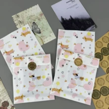 100 túi đóng gói quà tặng 4,7x6,7 inch, túi quà tặng tiệc họa tiết chó nhỏ, túi đóng gói giấy dày, thích hợp làm túi đóng gói quà tặng, đám cưới, sinh nhật, túi quà tặng tiệc tùng, tàu du lịch, vận tải, túi đóng gói quà tặng thủ công - Nhiều màu - Xem 6