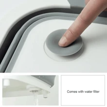 Tábua Bacia Cesta Retrátil Silicone Multifuncional Cozinha