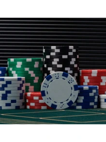 Set da 10 pezzi con 5 colori di token in plastica commemorativi per poker Texas Hold'em, gettoni da scommessa, protezione per carte, monete commemorative, gettoni da gioco, accessori per giochi da tavolo