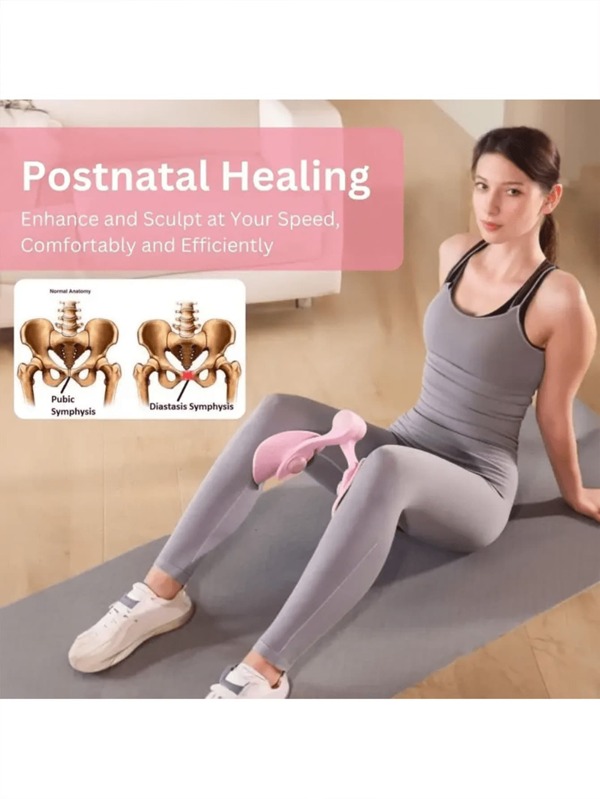 Women's Leg Trainer, Home Yoga Pilates Fitness Equipment, Pelvic Floor Kegel Training Leg Clamp