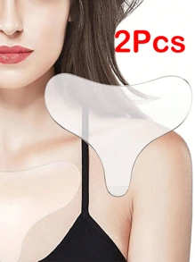 Silicone Anti-Wrinkle Patches - Anti-Wrinkle Pads For Chest And Neck For Overnight Use - Reusable Anti-Wrinkle Patches For Smooth Skin,Rejuvenate Your Skin - Reduce Signs Of Aging For Women And Girls,Skin Care,Skin Care Tools,Lift,Wrinkle,Wrinkle Patches