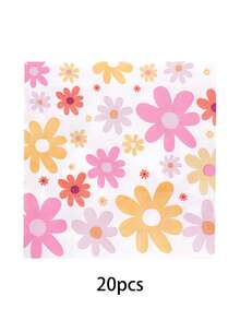 10 pièces Set de vaisselle de fête Daisy groovy : assiettes, gobelets, serviettes. Fournitures de fête Daisy. Ensemble rétro hippie boho de fleurs Daisy boho. Gobelets en papier, couverts de fête. Décorations pour anniversaire, baby shower, mariage, fête hippie Daisy - Multicolore - Voir 13