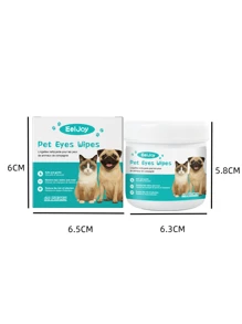 EelJoy Pet Ear And Eye Cleaning Wet Wipes Gently Clean Pet Tear Stains. Wet Wipes For The Eyes And Ears Of Cats And Dogs Can Not Only Clean Tear Stains But Also Clean The Ears And Other Parts. Keep The Area Around Your Pet's Eyes Clean To Make Your Pet Look More Energetic. Effective, You Can Use Your Pet With More Peace Of Mind