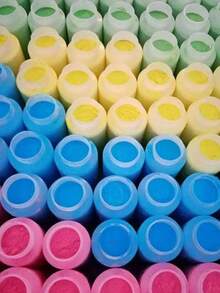 1 个喷雾瓶彩色跑步粉/彩色玉米淀粉/彩虹粉，用于马拉松、彩虹跑、户外运动会、比赛开幕式等活动，增添动感色彩和欢乐气氛（半透明塑料挤压瓶） - 彩色 - 查看 5