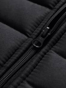 2pcs Men's Padded Vest, Lightweight Padded Coat For Autumn Winter, Reversible Design,Fleece - Multicolor - View 5