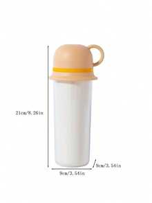 1 Pieza, Personalizado de una pieza, Transferencia estándar de cristal, Caja de regalo para almacenamiento de cepillo de dientes de pareja para viajes / Cepillo de dientes portátil / Caja creativa para enjuague bucal y cepillo de dientes / Conjunto de vaso y taza de cepillo de dientes para viajes / Un paquete / Compacto / Fácil de transportar / Uso diario / Viajes de negocios / Deportes / Fitness / Playa / Embarque - Caqui - Ver 10