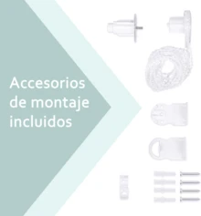 Translucent Roller Blind 40% Light Passing - Measurements (Width X Length) - 黑色 - 查看 2