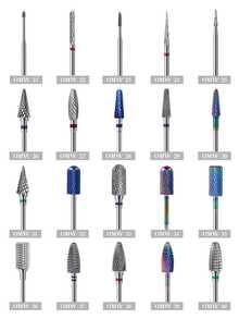 1pc Professional High Quality Tungsten Steel Nail Drill Bits Electric Grinding Machine Accessory Polishing Cutter Manicure Tool Supplies - Multicolor - View 1