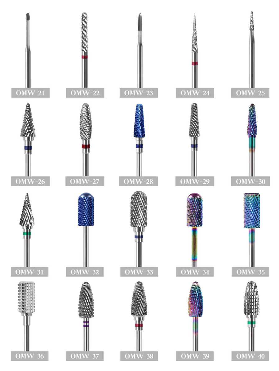 1pc Professional High Quality Tungsten Steel Nail Drill Bits Electric Grinding Machine Accessory Polishing Cutter Manicure Tool Supplies - Multicolor - View 1