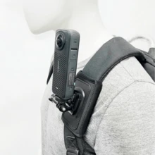 Sports Camera Accessories Backpack Clip, Double Shoulder Strap Holder